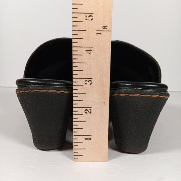 b.o.c Born Concept Leather Mules Women Size US 9 Black BC3725 - Picture 11 of 15